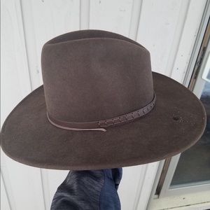 Brown Wool Crushable Western Stetson Hat